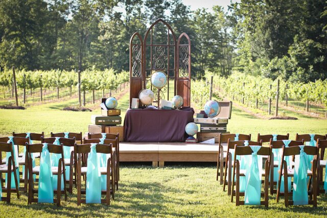 old world travel wedding shoot