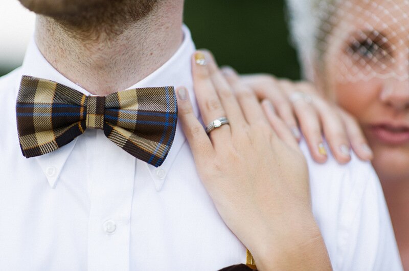 the happy couple | handmade North Carolina wedding | Nathan Abplanalp Photography