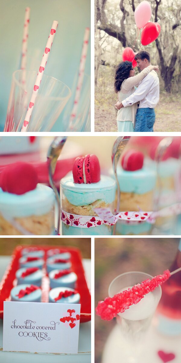 Valentine's Day inspired Engagement | Sky Stone Photography & Twinkle Twinkle Little Party