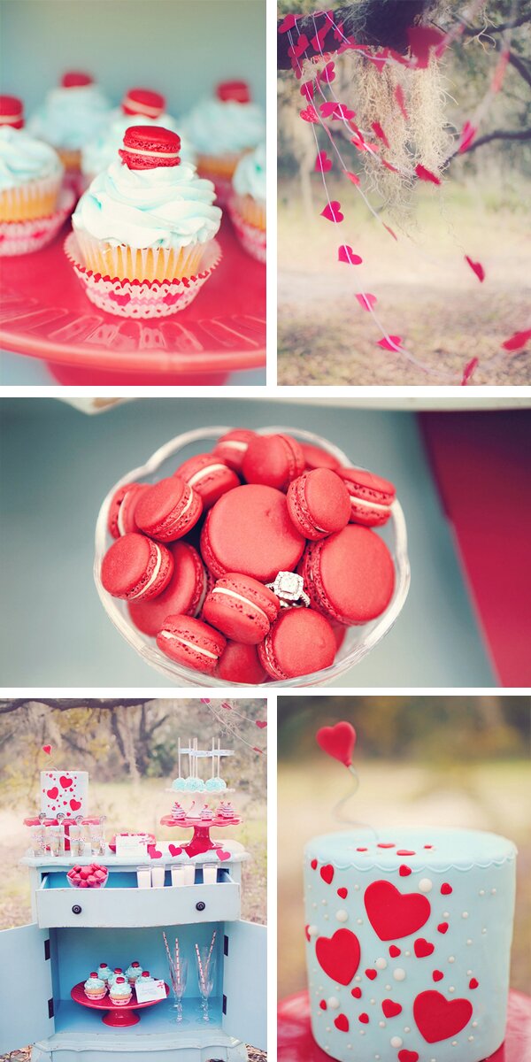 Valentine's Day inspired Engagement | Sky Stone Photography & Twinkle Twinkle Little Party