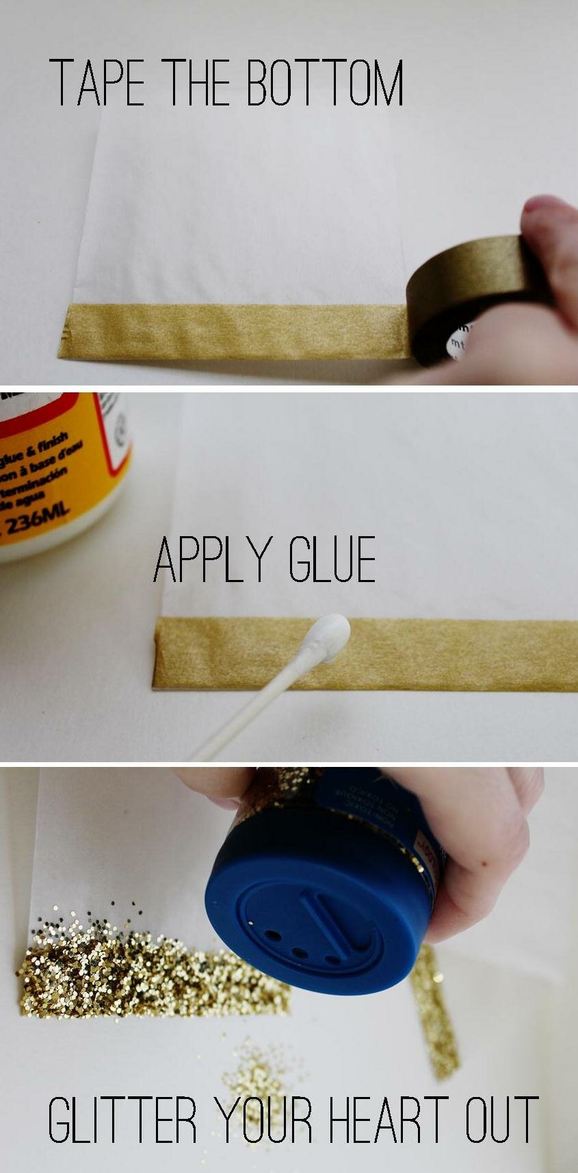 wedding favor confetti bag DIY