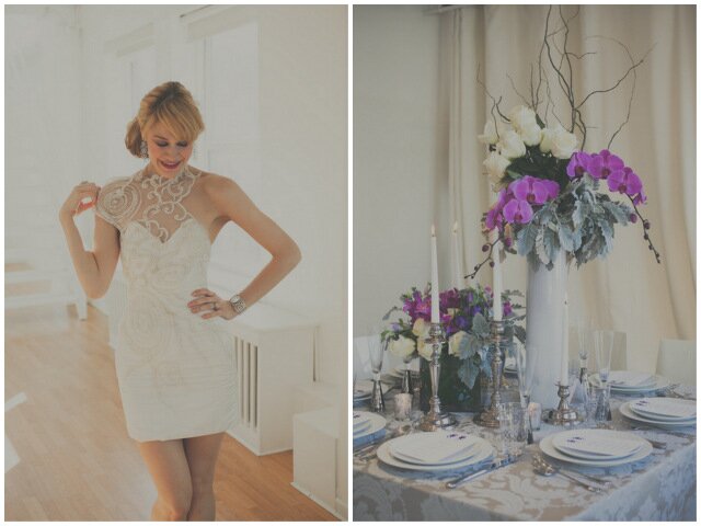 modern wedding inspiration shoot | roey mizrahi events and amber gress photography