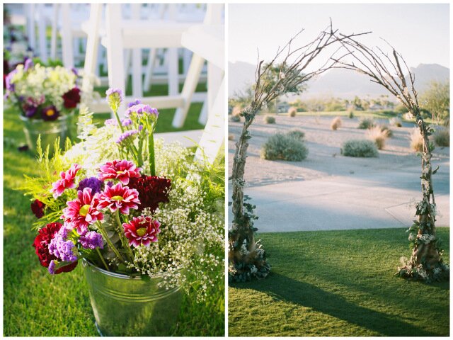 vintage Vegas wedding with gorgeous florals | Gaby J Photography