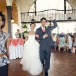 coral anthropologie-inspired wedding by sun and sparrow