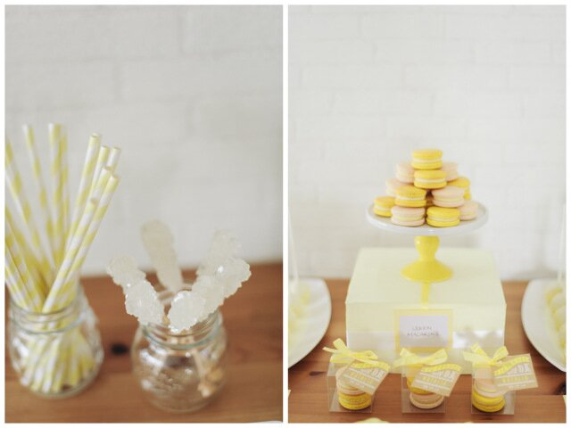 Lemon Yellow Bridal Shower Inspiration | Simply Peachy & Isa Photography