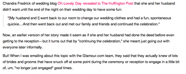 oh lovely day on glamour