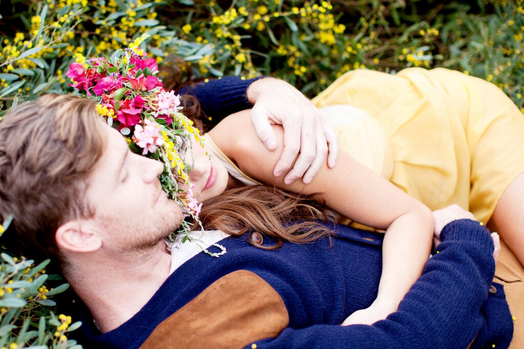 romantic bohemian engagement | Chris & Kristen Photography on Oh Lovely Day