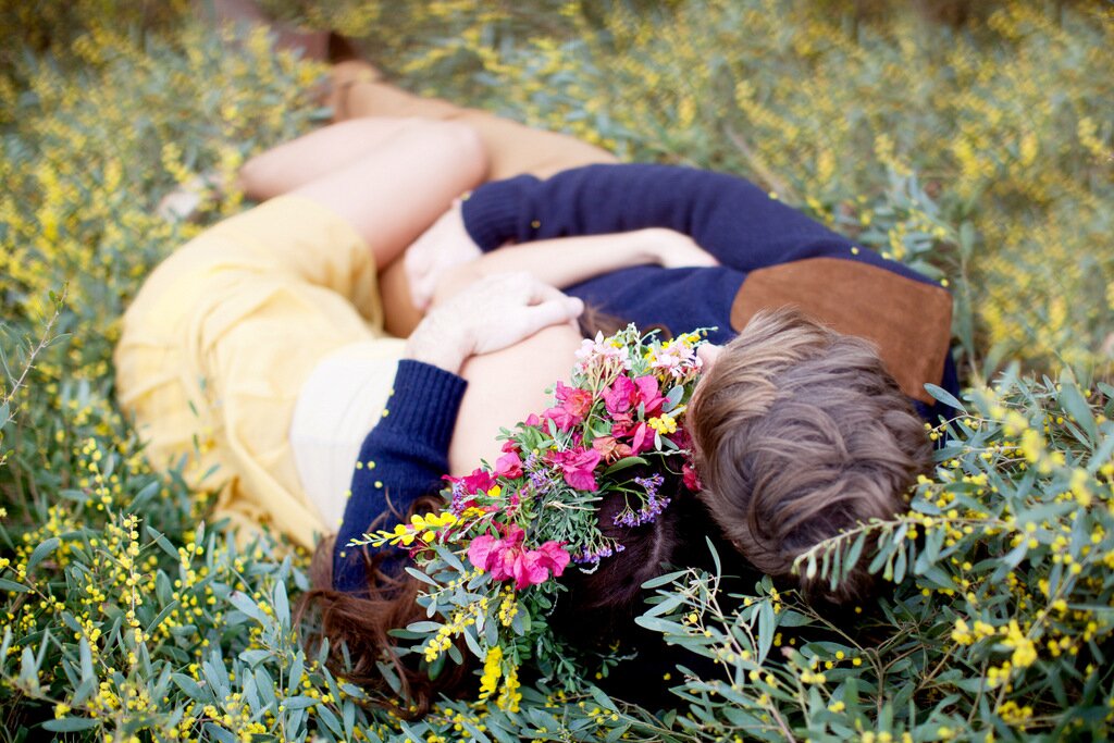 romantic bohemian engagement | Chris & Kristen Photography on Oh Lovely Day