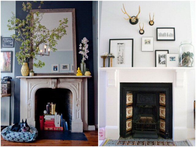 Fireplace styling | Oh Lovely Day