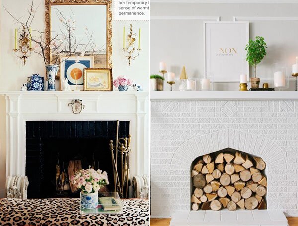Fireplace styling | Oh Lovely Day