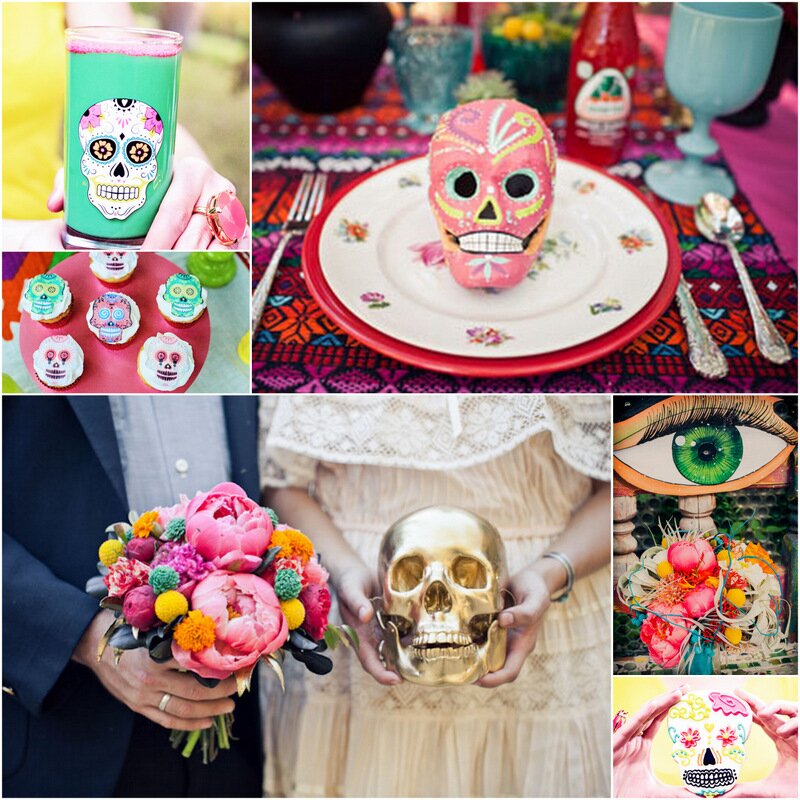 dia de los muertos wedding inspiration | oh lovely day