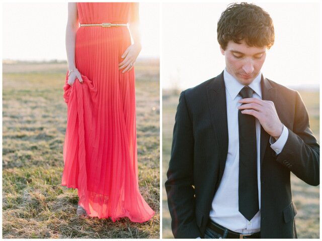 Rustic Glamour Midwest Engagement | Laurelyn Savannah Photography on Oh Lovely Day