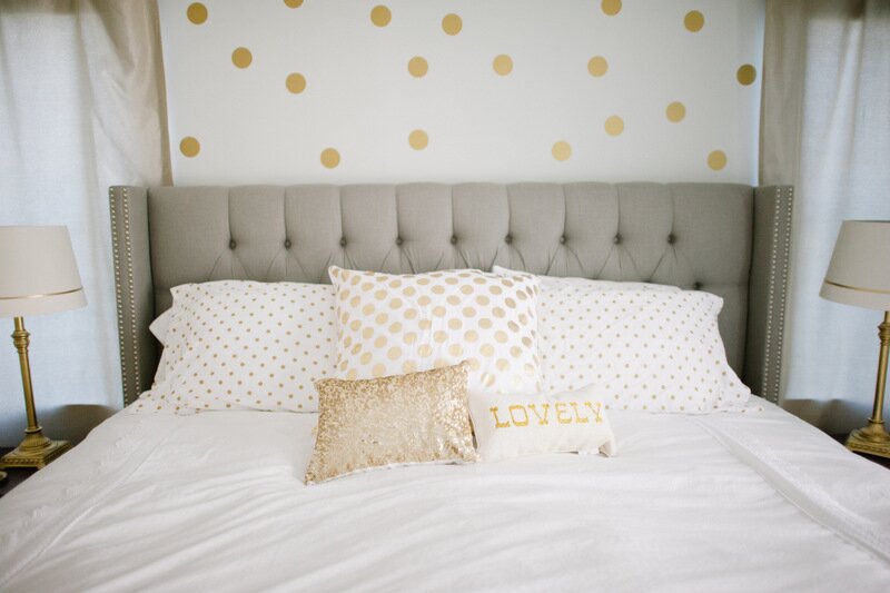 styling your bed | Oh Lovely Day | photo by Hazelnut Photo