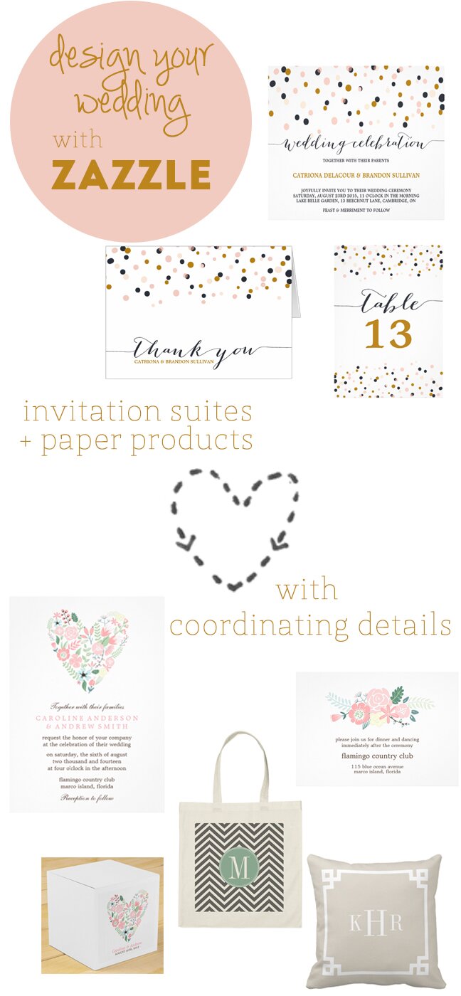 design your wedding with Zazzle | Oh Lovely Day