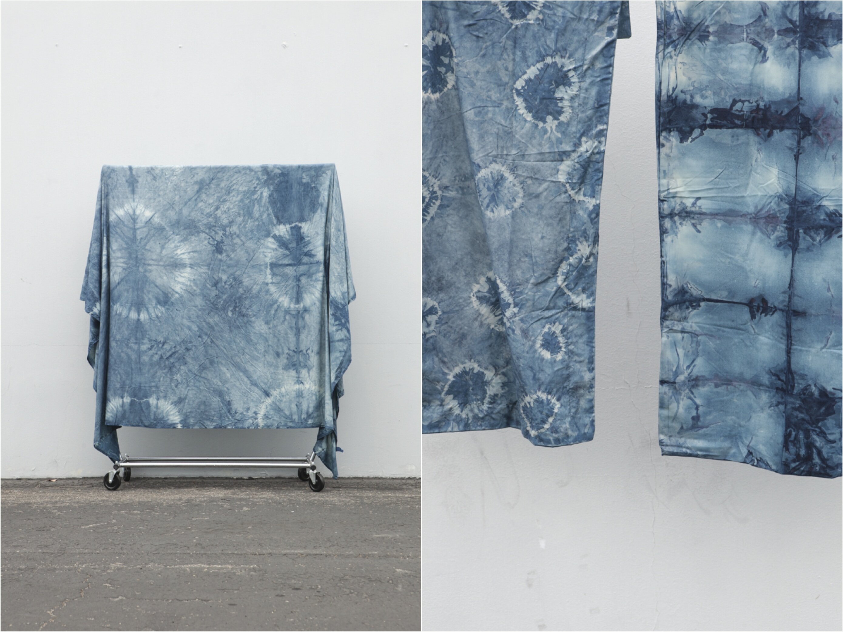 DIY indigo dyed bedding | Jesi Haack Desing for Oh Lovely Day