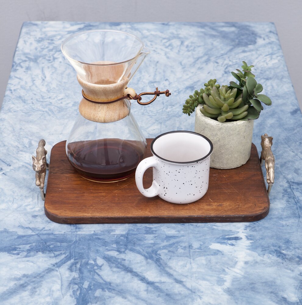 DIY indigo dyed bedding | Jesi Haack Desing for Oh Lovely Day