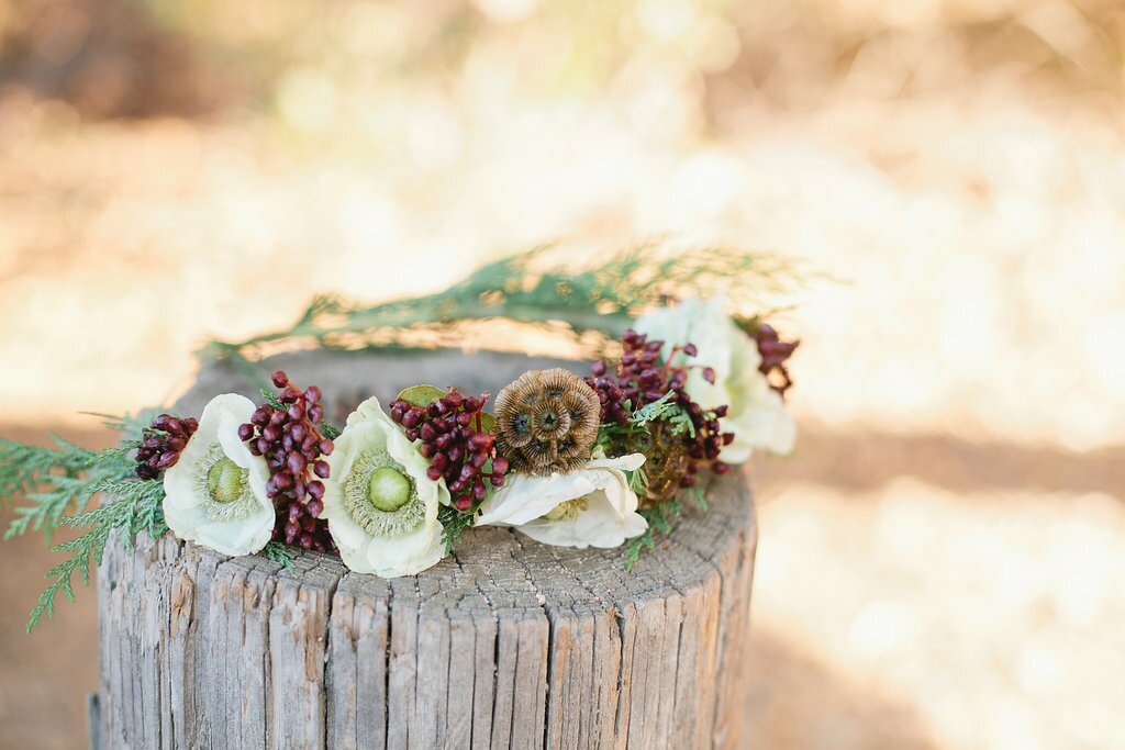 DIY Winter Floral Crown | MV Florals & Megan Welker | Oh Lovely Day