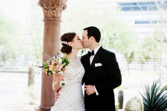 Art Deco DIY Tucson Wedding