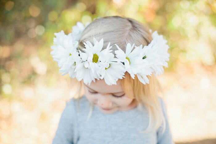 Daisy Chain Floral Crown | MV Florals & Megan Welker | Oh Lovely Day