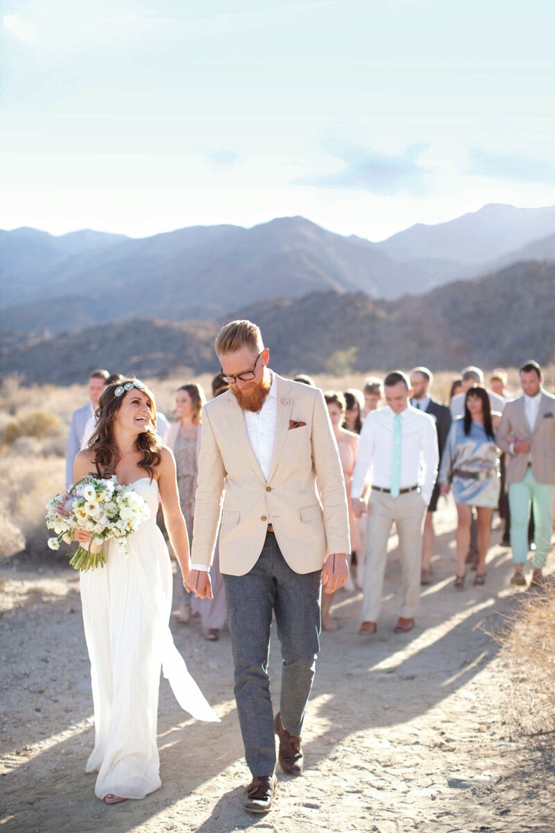 Martha Stewart Weddings Real Wedding Preview | Palm Springs Wedding | Belathée Photography, Sitting In A Tree Events, 10.11 Makeup, Yeah Rentals, Cheree Berry Paper, Bloem Hill Florals
