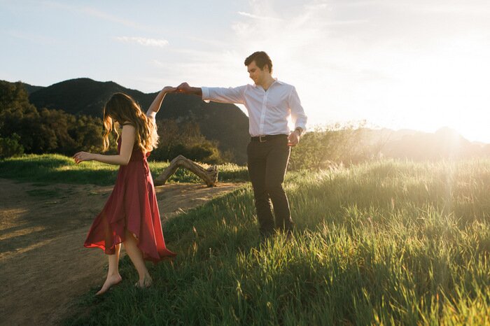 Spring Southern California Engagement | Heidi Ryder Photography on Oh Lovely Day
