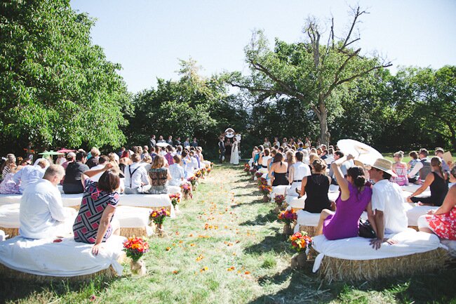 Summer Backyard BBQ Wedding | Juliet Ashley Photography on Oh Lovely Day