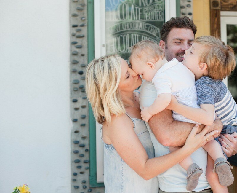 Oh Lovely Day gender reveal at Milk Jar Cookies | photos by Hazelnut Photography & Film by SparkStory
