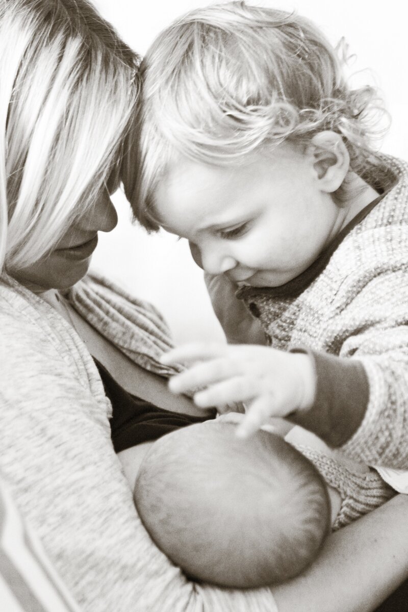 Quincy's Newborn Session + brother photos | Oh Lovely Day