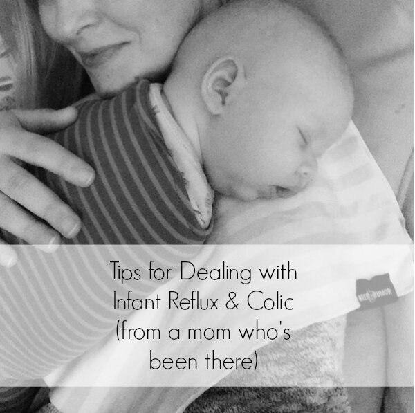 Tips for dealing for infant reflux and colic from a mom who has been there - SO helpful. Lifesaving tips to get you through those really hard months of screaming and give both you and your baby much needed relief and sleep! a must pin!!