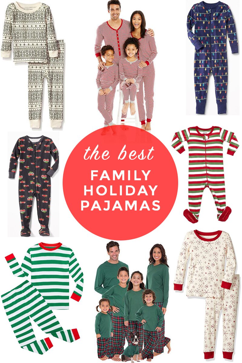 Rounding up the best Christmas + holiday PJs for the whole family