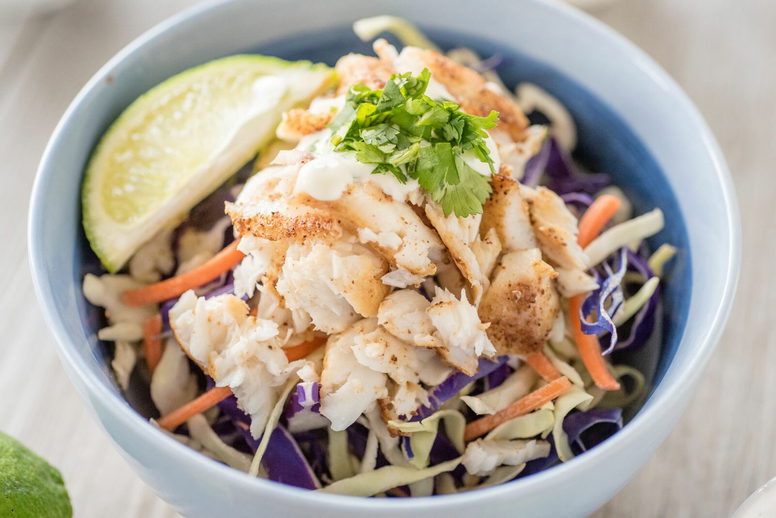 Fresh + Healthy Fish Taco Bowls: paleo-friendly and FWTFL compliant